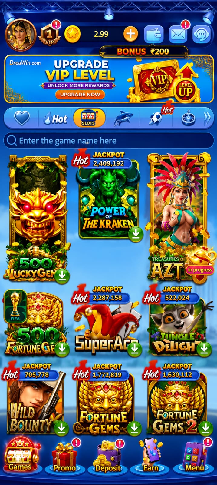 Diwa Top App Interface 2